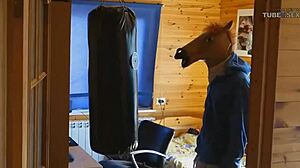 一个骑士和一个愚蠢的狗的高清视频