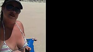 Sexe amateur sur la plage: une aventure séduisante