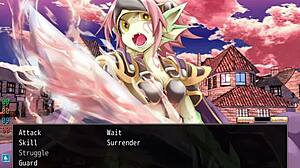 Monster Girl Quest NG - Luka the Mad vs The Heavenly Knight of Fire i en galen porrstrid