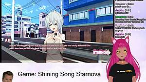 Vtuber streams Shining Song Starnova Aki route deel 6