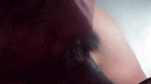 Blowjob on a huge black transgender penis